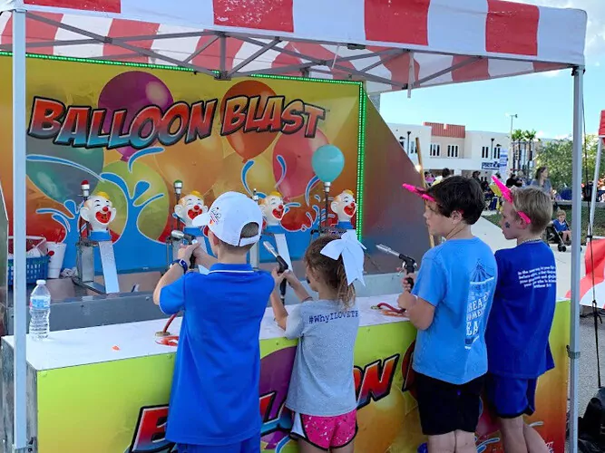 Kids Playing Balloon Blast