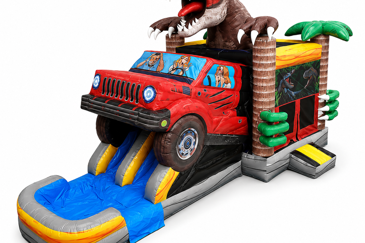 dinosaur truck combo