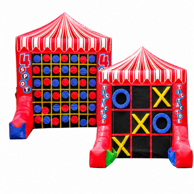 Inflatable Double-Sided Tic Tac Toe & Connect 4