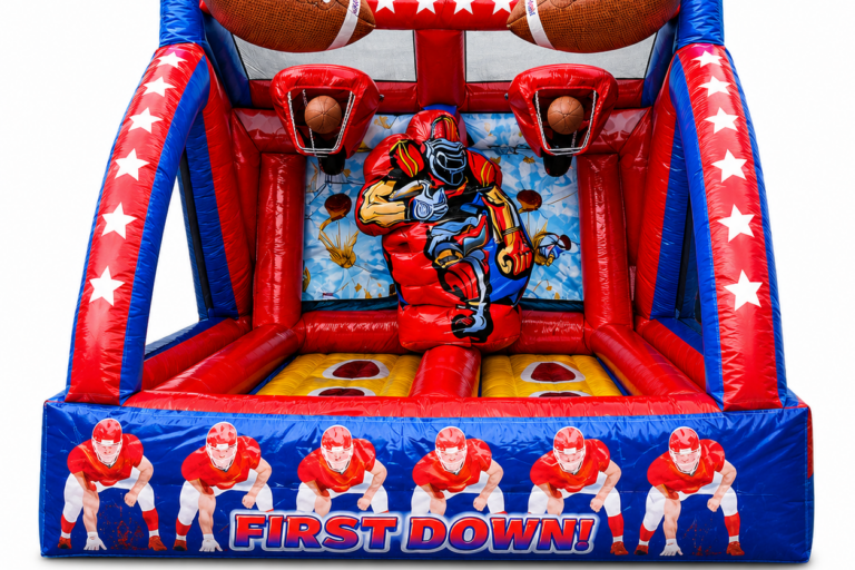 Inflatable Double Football Throw Rentals Inflatable Double Football Throw Rentals
